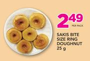 Sakis Bite Size Ring Doughnut 25gm Per Pack