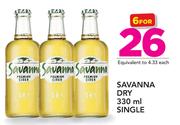 Savanna Dry Single-6x330ml