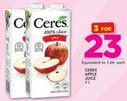 Ceres Apple Juice-3x1Ltr