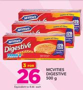 Mcvities Digestive-3x500gm