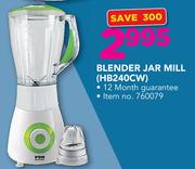 Hotpoint Blender Jar Mill HB240CW