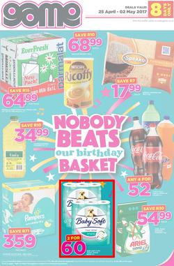 Game Cape : Nobody Beats Our Birthday Basket (25 Apr - 2 May 2017), page 1