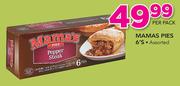 Mamas Pies Assorted-6's Per Pack