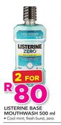 Listerine Base Mouthwash (Cool Mint/Fresh Burst/Zero)-2x50ml