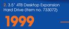 Seagate 4TB 3.5" Desktop Expansion Hard Drive
