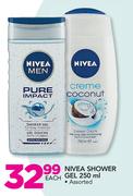 Nivea Shower Gel Assorted-250ml Each