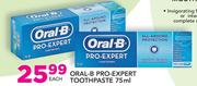 Oral B Pro-Expert Toothpaste-75ml Each