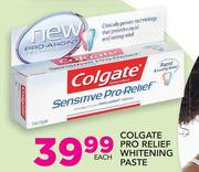 Colgate Pro Relief Whitening Paste-Each
