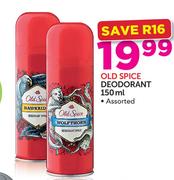 Old Spice Deodorant-150ml Each