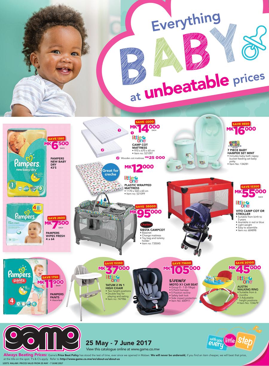 game store baby catalogue