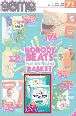 Game Cape : Nobody Beats Our Birthday Basket (3 May - 9 May 2017), page 1