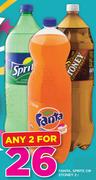 Fanta, Sprite or Stoney-2x2Ltr