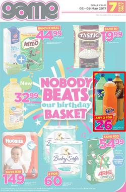 Game JHB : Nobody Beats Our Birthday Basket (3 May - 9 May 2017), page 1