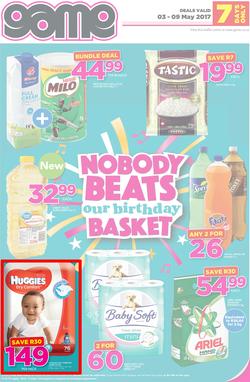 Game JHB : Nobody Beats Our Birthday Basket (3 May - 9 May 2017), page 1