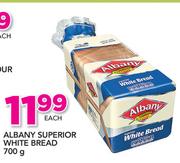 Albany Superior White Bread-700g