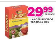 Laager Rooibos Tea Bags-80's Pack