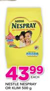 Nestle Nespray Or Klim-800g Each