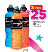 Powerade Assorted-3x500ml