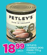 Petley's Canned Dog Food-775g
