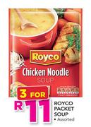 Royco Packet Soup Assorted-For 3
