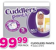 Cuddlers Pants Sizes 3/4/5-Per Pack