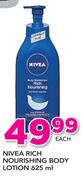Nivea Rich Nourishing Body Lotion-625ml
