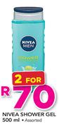 Nivea Shower Gel Assorted-2x500ml