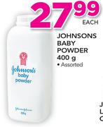 Johnsons Baby Powder-400g