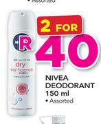 Nivea Deodorant Assorted-2x150ml