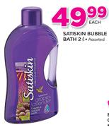 Satiskin Bubble Bath Assorted-2Ltr