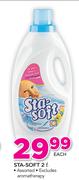 Sta-Soft Assorted (Excluding Aromatherapy)-2Ltr