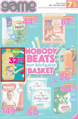 Game KZN : Nobody Beats Our Birthday Basket (3 May - 9 May 2017), page 1