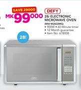 Defy 28Ltr Electronic Microwave Oven MW M2822MG