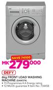 Defy 6Kg Front Load Washing Machine DAW374