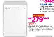 Defy 12 Place Dishwasher DDW175