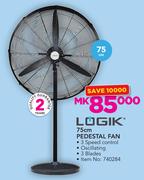 Logik 75cm Pedestal Fan