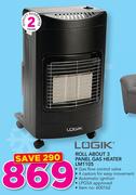 Logik Roll About 3 Panel Gas Heater LM1105