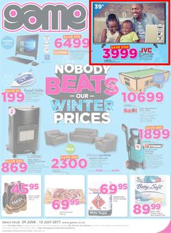 Game Namibia : Nobody Beats Our Winter Prices (29 June - 12 July 2017), page 1