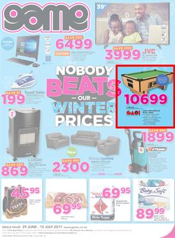 Game Namibia : Nobody Beats Our Winter Prices (29 June - 12 July 2017), page 1