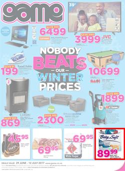 Game Namibia : Nobody Beats Our Winter Prices (29 June - 12 July 2017), page 1