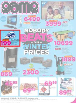 Game Namibia : Nobody Beats Our Winter Prices (29 June - 12 July 2017), page 1
