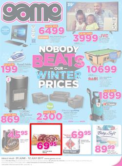 Game Namibia : Nobody Beats Our Winter Prices (29 June - 12 July 2017), page 1