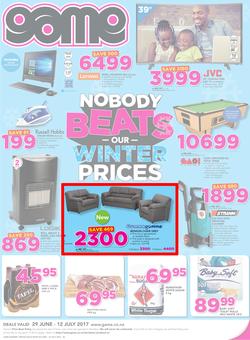 Game Namibia : Nobody Beats Our Winter Prices (29 June - 12 July 2017), page 1