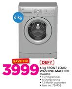Defy 6Kg Front Load Washing Machine DAW374