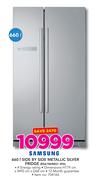 Samsung 660Ltr Side By Side Metallic Silver Fridge RSA1NHMG1 XFA