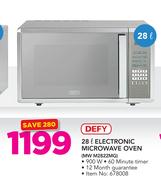 Defy 28Ltr Electronic Microwave Oven MW M2822MG