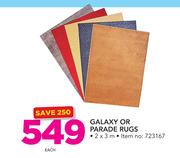 Galaxy Or Parade Rugs 2x3m-Each