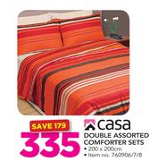 Casa Double Assorted Comforter Sets
