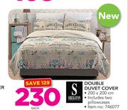 Sheraton Double Duvet Cover Including 2 Pillow Cases