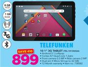 Telefunken 10.1" 3G Tablet TEL-1013G1QA